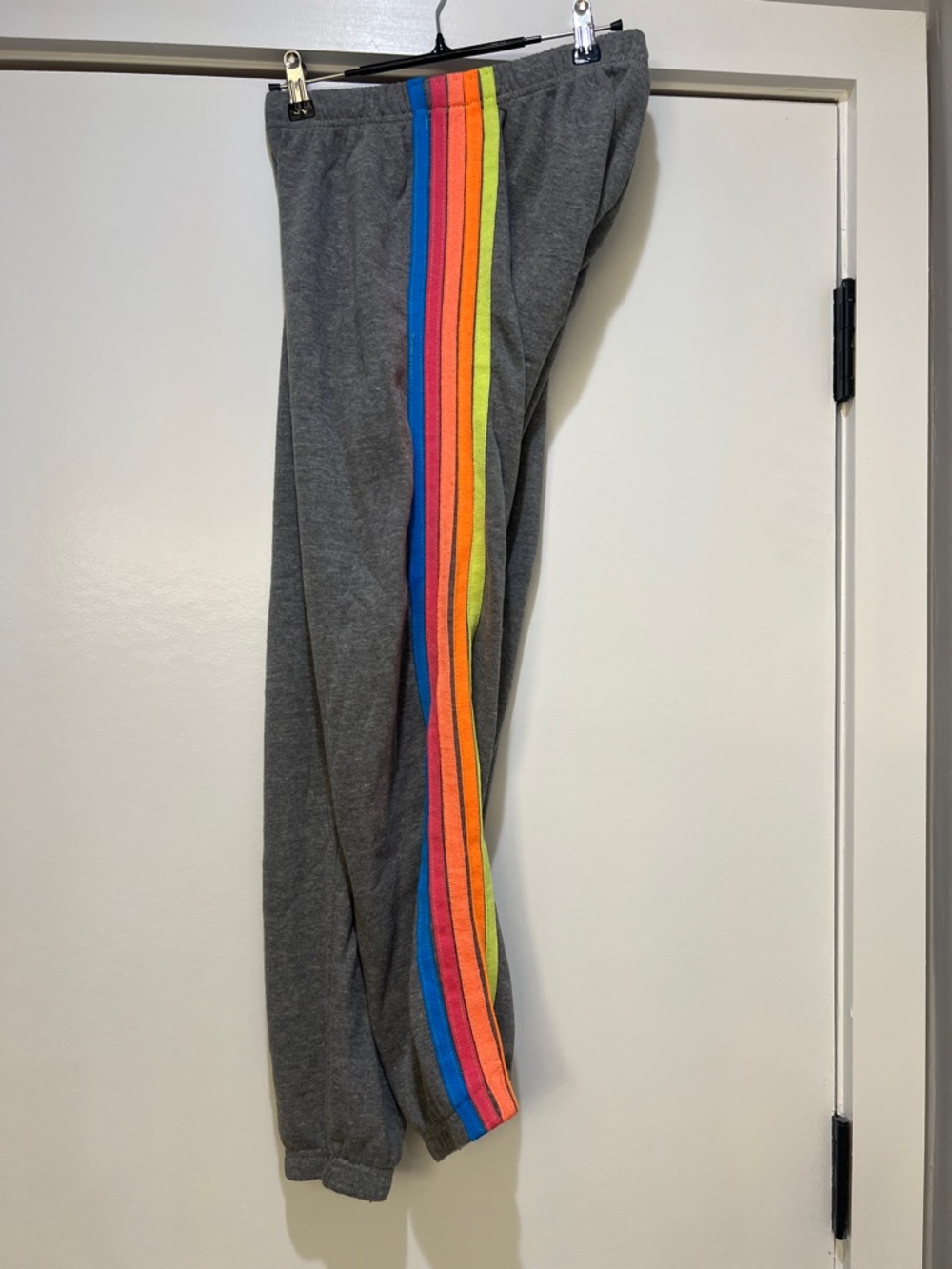 Aviator Nation Gray Set with Rainbow Side Stripes - Picture 8 of 8